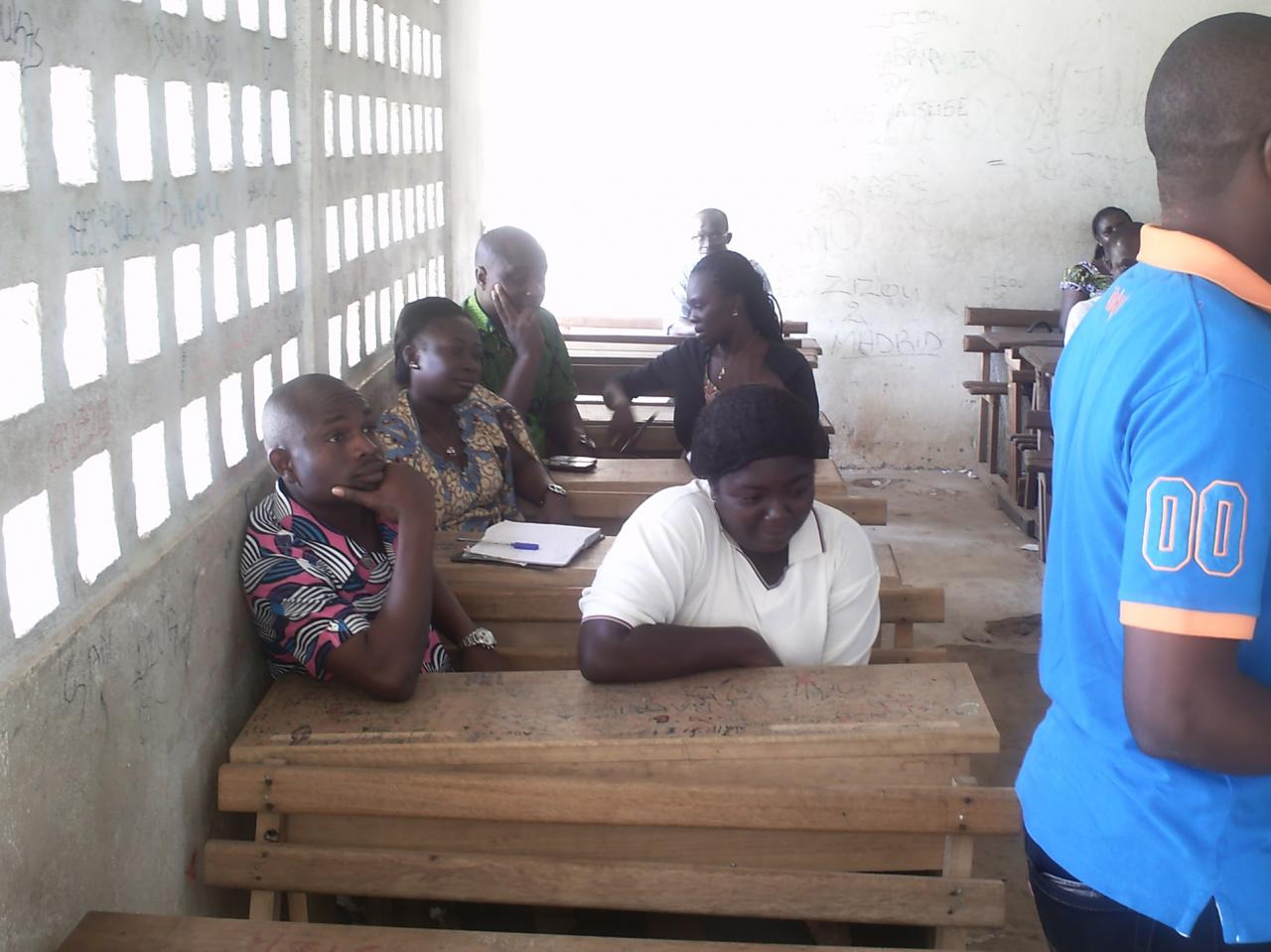 Des participants